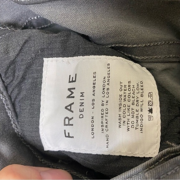 FRAME Le Skinny De Jeanne Raw Distressed Hem - J46 - Picture 7 of 11